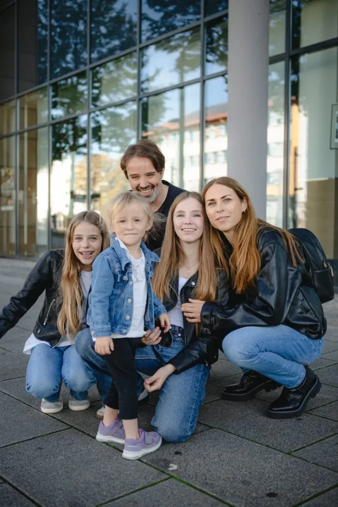 Daniele & Daniel mit Kids