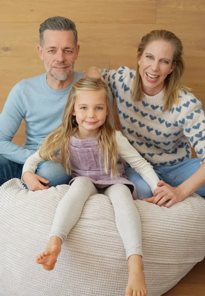 Sandra & Jürgen mit Tochter Kalia